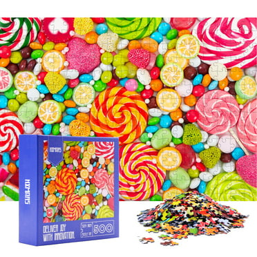 Micro Candy House Puzzle 1000 Pieces Adults Jigsaw Puzzles Kids Educational Toys